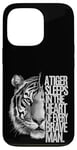 iPhone 13 Pro Wild Tiger in Man Predator Cat Wild Cat Tiger Head Case