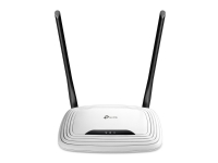 TP-Link TL-WR841N, Wi-Fi 4 (802.11n), Singel-band (2,4 GHz), Nätverksansluten (Ethernet), Svart, Vit, Bordsrouter