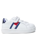 Sneakers Tommy Hilfiger Signature Tape Hook And Loop Sneakers T1A9-33516-1351 Vit