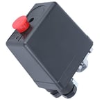 Lwuey Pressostat Compresseur, Régulateur de Pression pour compresseur D'air 220V 20A 175Psi Vanne Commande du Compresseur Soupape Securite Detachee Ports Pièces Rechange une Réduction Rapide Pression