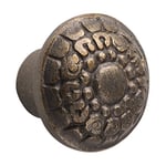 Metafranc Bouton de meuble vintage - Ø 33 mm - Aspect bronze antique - Finition de qualité supérieure - Élégant et décoratif - Avec matériel de montage/ferrure décorative/poignée de meuble / 123341