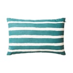 Chhatwal & Jonsson Block Stripe utomhuskudde 40x60 cm Heaven blue-off white