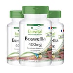 Fairvital | Boswellia Serrata 400mg - Extrait avec 65% d'acides boswelliques - VEGAN - 360 comprimés (120x3)