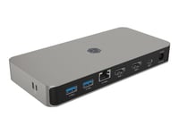 Icy Box Ib-Dk2880-C41 - Dokkingstasjon - Usb-C - 2 X Hdmi - 1Gbe - 100 Watt