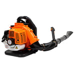 eSkde Professional Back Pack Petrol Leaf Blower 43cc High Power Easy Start with Turbo Nozzle BPL430-S9