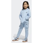 adidas Original 1/2 Zip Hoodie Cargo Set Kids, størrelse 110 cm