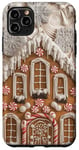 iPhone 11 Pro Max Cute Christmas Gingerbread House Snowflakes Holiday Xmas Case