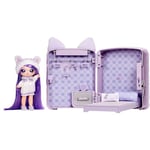 Na! Na! Na! Surprise 3-in-1 Backpack Bedroom Series 3 Playset Lavender Kitty 585572EUC