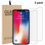 Verre Trempé pour iPhone Xs Max [Lot de 2], Film Protection Ecran iPhone Xs Max, Vitre HD Protector pour Apple iPhone Xs Max