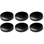 Cyclingcolors - 6x Patin silicone autocollant antidérapant anti-vibration rond Ø28mm Pied Meuble Ménager Electronique Adhésif, Noir