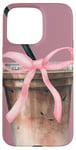 Coque pour iPhone 15 Pro Max Amateur de café glacé rose esthétique Y2K Coquette