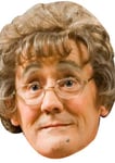 FoxyPrinting Agnes Brown Mrs Brown Boys Celebrity Cardboard Party Face Mask Fancy Dress