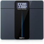 RENPHO Weighing Scales for Body Weight 550 lb/250 kg, Large LCD Display Bathroom Scales with High Accurate, Digital Scales with Extra-High Capacity, Step-On, Batteries Included