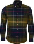 Barbour M's Edderton Tailored Shirt Classic Tartan skjorta - XL