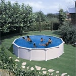 ATLANTIS Piscine laquée blanche 550 x 132 cm acier