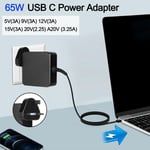 USB C Adaptor Power Supply Adapter For DELL,HP,ASUS,Lenovo,Xiaomi,Acer Laptop