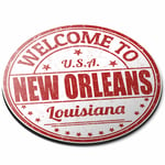 Round Mouse Mat - Welcome To New Orleans Louisiana US Office Gift #5205