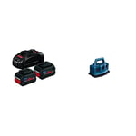 Bosch Professional 18V System Set de Batteries (2X Batteries ProCORE18V 5.5Ah + Chargeur Rapide Gal 1880 CV, dans boîte Carton) & Professional 18V System Multi-Chargeur Rapide Gal 18V6-80