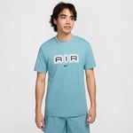 Nike SW Air Graphic T-Shirt pour Homme, Turquoise/Noir, XXL