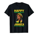 Women Happy Independence Day Jamaica Est. 6th August 1962. T-Shirt