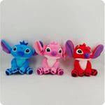 3 kpl 18cm Lilo ja Stitch pehmoleluja anime sarjakuva plushie pisto nukkeja tyyny söpö pehmolelu