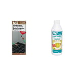 HG Super Protector for Wall and Floor Grout-Protects Against Oil, Grease and Moisture-Colourless, 250ml & Grout Cleaner is a grout cleaner 500 ml - concentrated formula for floor