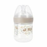 Koliikkipullo lämpöindikaattorilla NUK Slow Flow, Beige, 0+ kuukautta, 150 ml