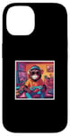 iPhone 14 Fun Kid Monkey Playing Video Games Gamer Art Gift Graphic Case