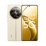 realme Smartphone 12 Pro+ 5G 8 + 256GB, Appareil Photo Portrait avec Objectif périscope, Sony IMX890 OIS, Chipset Snapdragon® 7s Gen 2 5G, Écran à Vision incurvée de 120 Hz, Navigator Beige