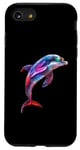 Coque pour iPhone SE (2020) / 7 / 8 Un adorable motif de dauphin pour les amoureux des animaux