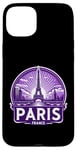 Coque pour iPhone 15 Plus Paris France Tour Eiffel Souvenir Visiteur Français Parisien