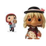 Funko POP Movies: ET- Elliot w/ET in Bike Basket, Multicolor, One Size (50768) & POP Movies: E.T. 40th - E.T. in disguise, Multicolor, One Size (63990)