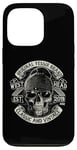 Coque pour iPhone 13 Pro Isle of Man Tête de mort classique West Head Yessir Manx Brand