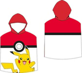 Pokemon Poncho Badhandduk Med Huva - 100 % Bomull