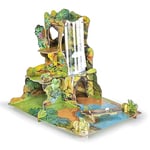 Papo - Environnement de Jeu - La jungle est un environnement ludique en carton de qualité, à monter soi-même - Jouet enfant dès 3 Ans - - 46*36 cm