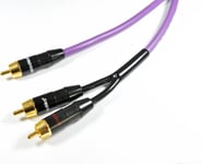 Melodika Rca (Cinch) - Rca (Cinch) X2 1M Kabel Lila