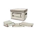 Household Essentials Serving Piece Vision China Storage Box, Natural