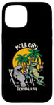 Coque pour iPhone 15 Polk City Florida USA Manaté et alligator