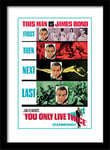 Pyramid International James Bond You Only Live Twice Teaser, Framed Print