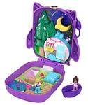 Polly Pocket Coffret Univers La Nuit en Forêt du Hibou avec Mini-Figurines Polly et Shani, Autocollants et Surprises, Jouet Enfant, édition 2020, GKJ47