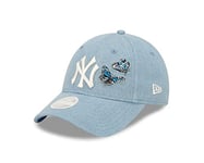 New Era New York Yankees MLB Butterfly Blue 9Forty Adjustable Women Cap - One-Size