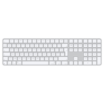 Apple Magic Keyboard med Touch ID och numerisk del för Mac-modeller med Apple Silicon – franskt – vita tangenter