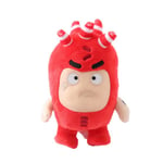 18cm Cartoon Oddbods Plysch Barn Leksaker Dockor Mjuk Söta Pogo Bubbles Jeff Slick Leksak, 100% NY Red