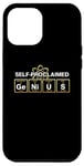 Coque pour iPhone 12 Pro Max Ge-Ni-U-S - Self-Proclaimed Genius Humor Smart