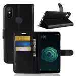 Xiaomi Mi A2      Pu Wallet Case    [Black]