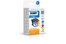 KMP TRIPLE PACK B63V - 3 pakker - farve (cyan, magenta, gul) - kompatibel - blækpatron (alternativ til: Brother LC-225XLC, Brother LC-225XLM, Brother LC-225XLY)