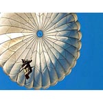 Wee Blue Coo War Soldier Paratrooper Parachute Falling Art Print Poster Wall Decor 12X16 Inch