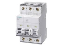 Siemens Automatisk Säkring C 40A, 3-Poligc-Karaktäristik10ka Kortslutningskapacitet400ac, 60Vdc, 54 Mm Bred