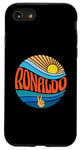 Coque pour iPhone SE (2020) / 7 / 8 Ronaldo T-shirt vintage Sunset Ronaldo Groovy Tie Dye