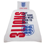 England FA 3 Lions Single Duvet Set